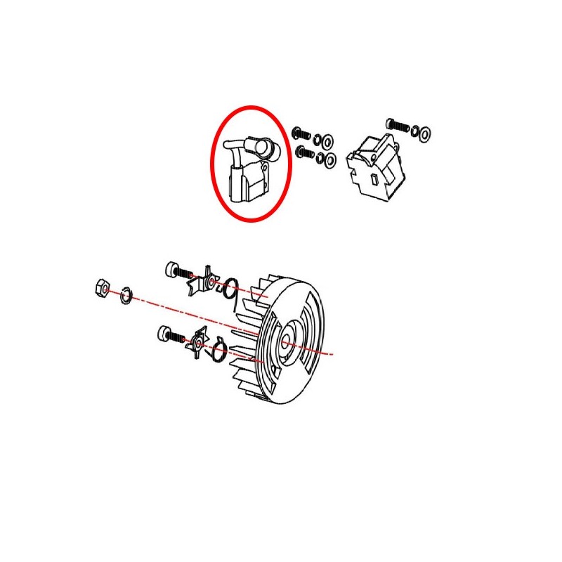 Vžigalna tuljava PN6200. Villager VGS43
