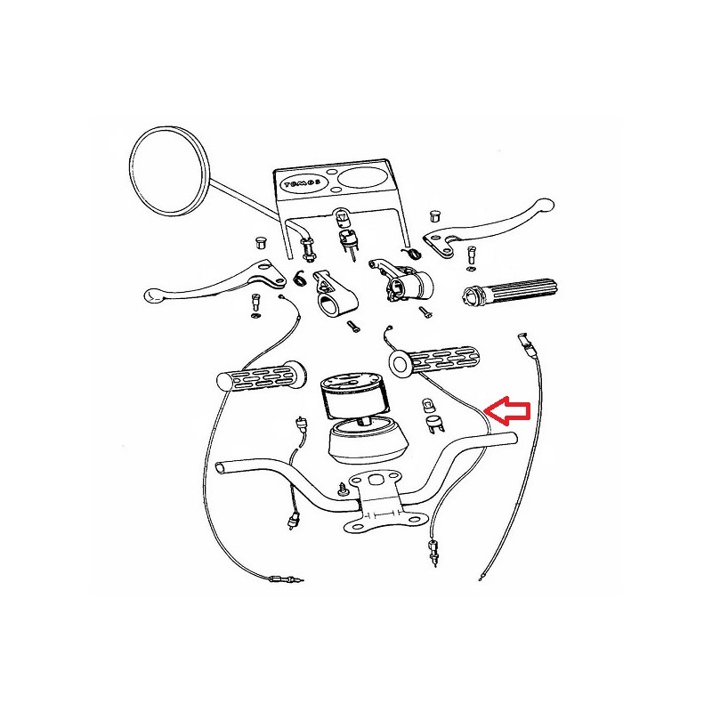 Žica sprednje zavore A3, A35, A5 Tomos kvaliteta poreklo Srbija