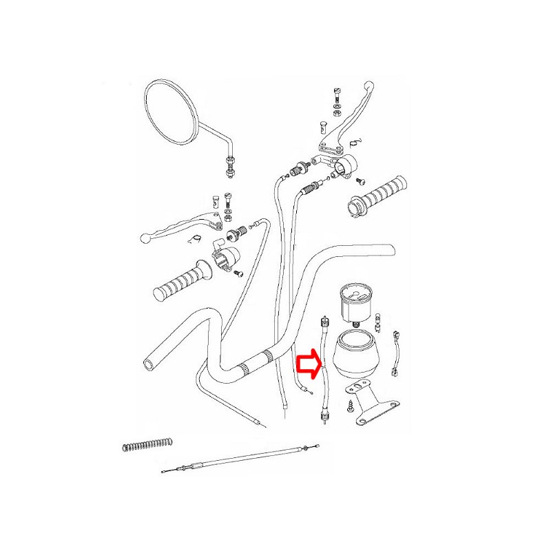 Žica km števca  APN,A3,A35 Tomos