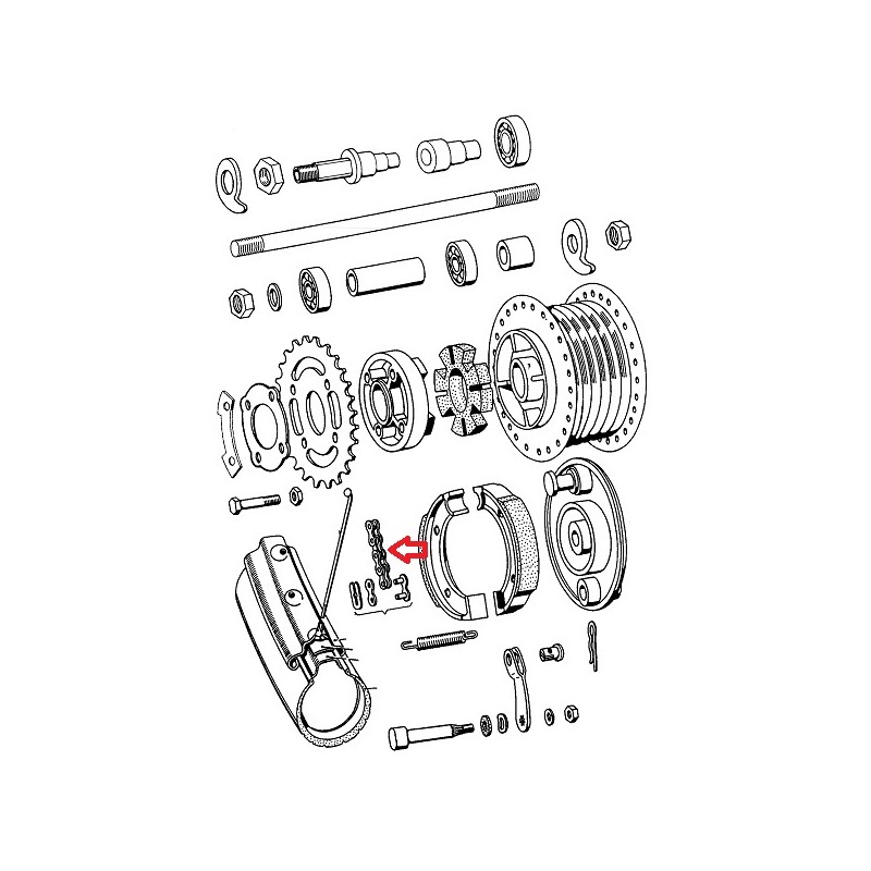 Veriga Favorit 96 členov Tomos