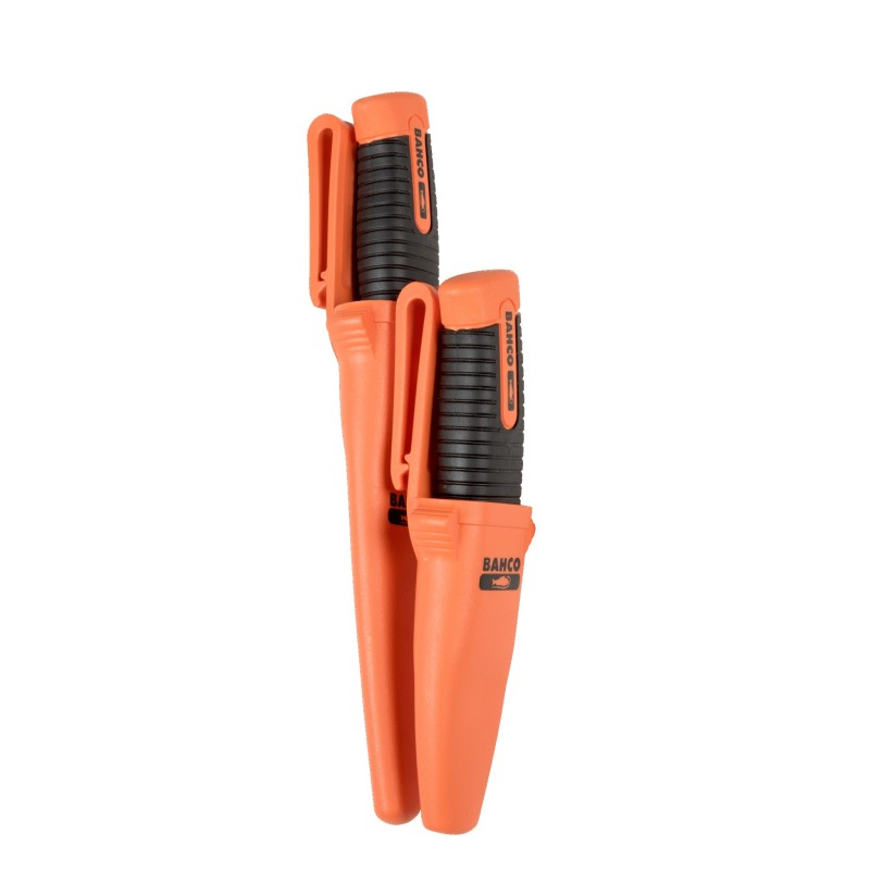 Večnamenski nož z dvokomponentnim ročajem in torbico z dvojnim gumbom