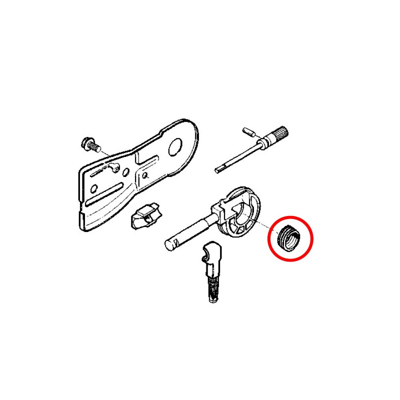 Polž oljne črpalke Husqvarna 40 45 51 55