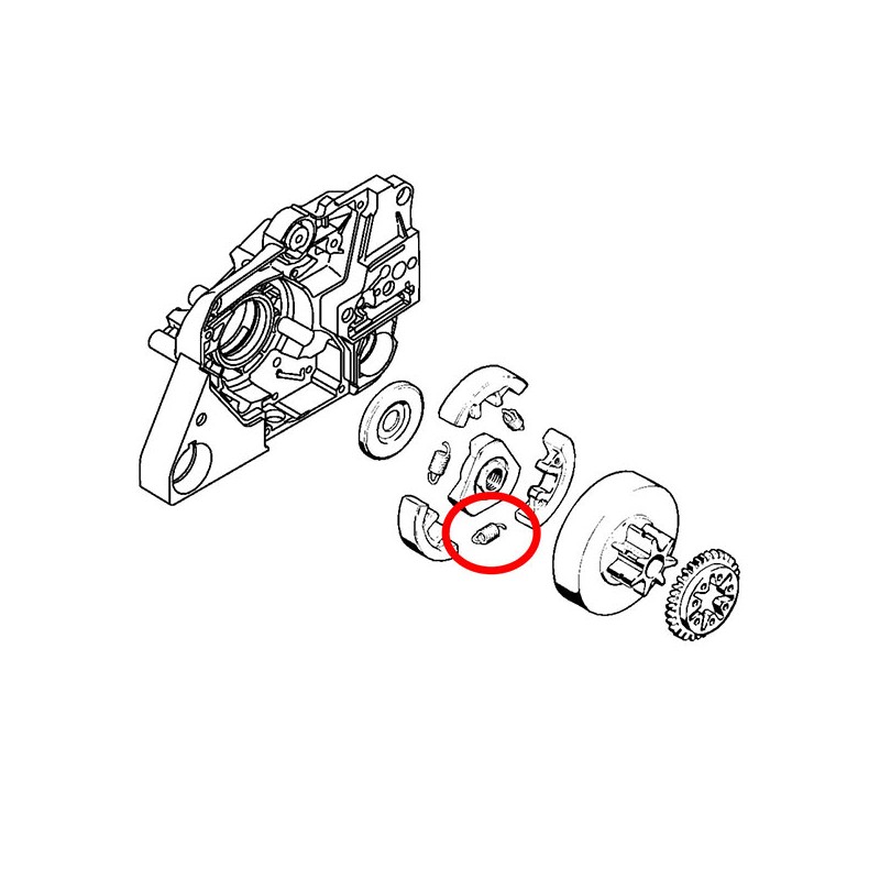 Vzmet sklopke Stihl 038 380 381