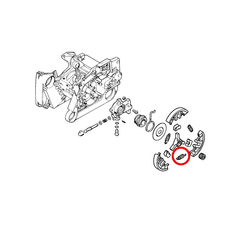 Vzmet sklopke Stihl 064 066 640 650 660