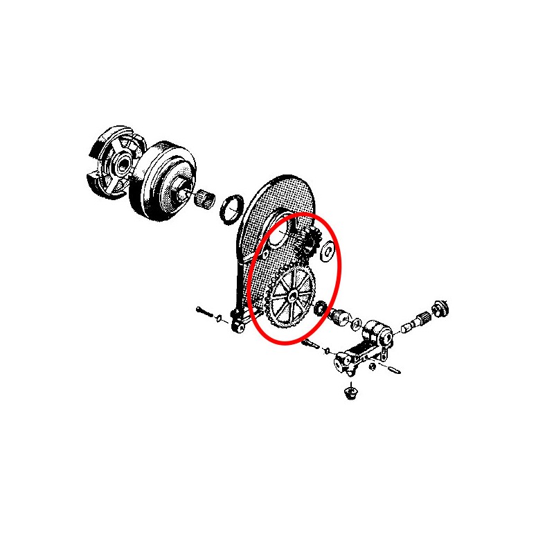 Garnitura zobnika oljne črpalke H650.770