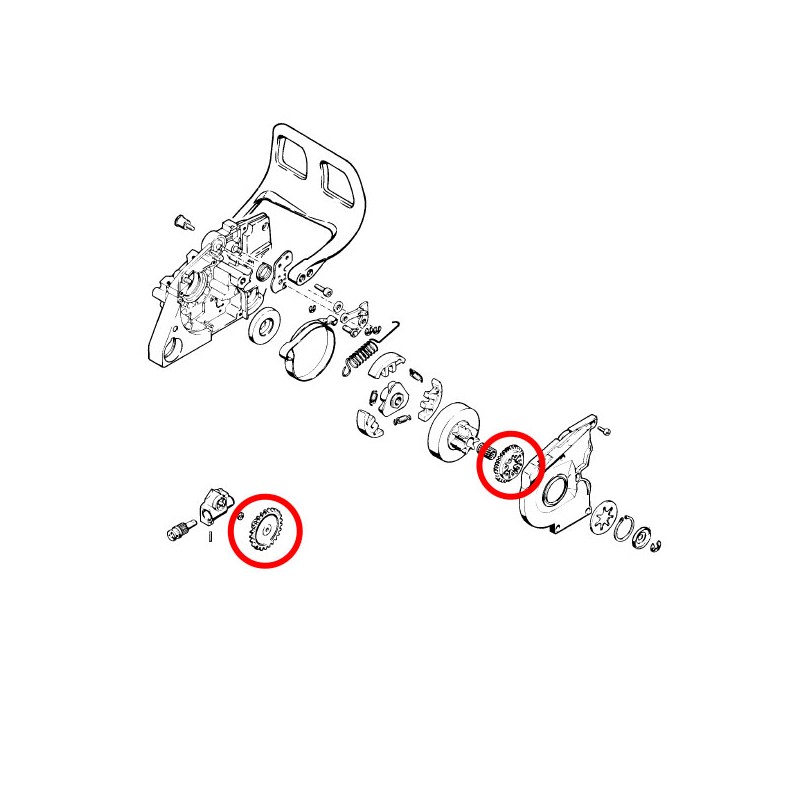 Garnitura zobnika oljne črpalke S028