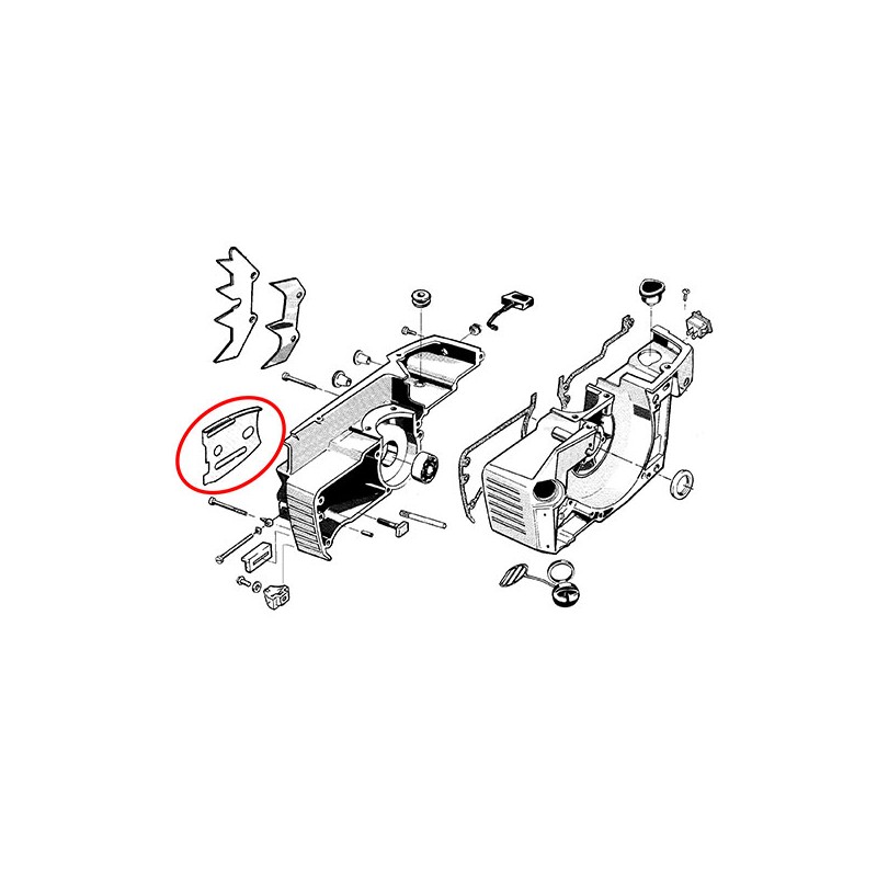 Pločevina meča Husqvarna - univerzalni par