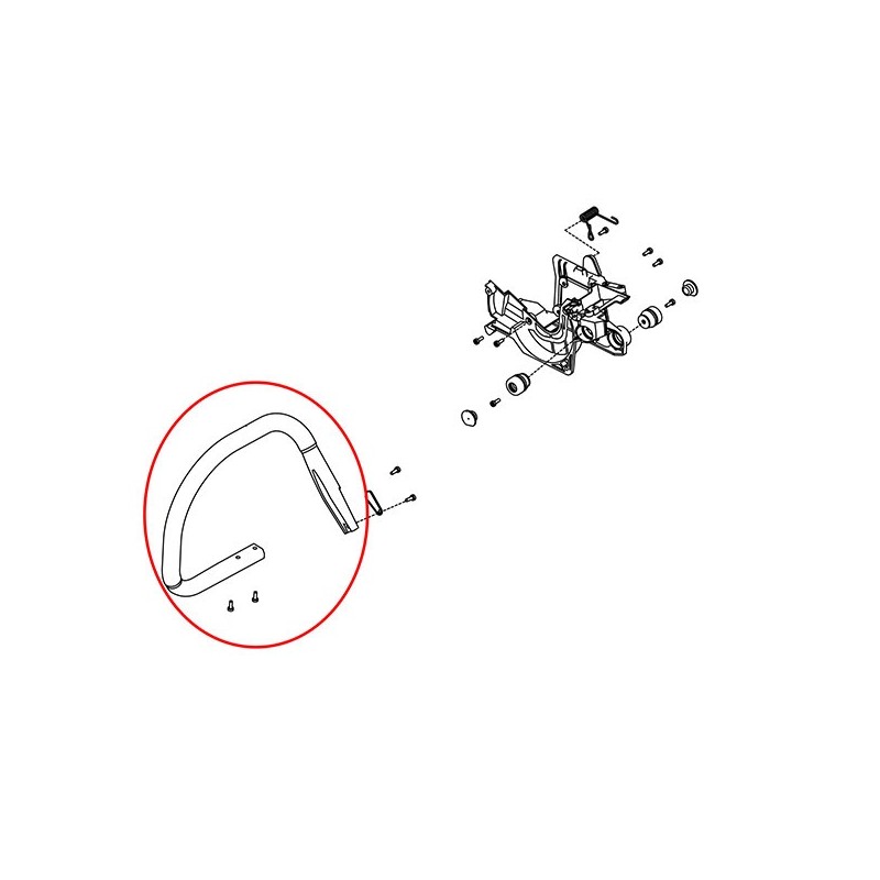 Ročaj motorne žage PN3800. Villager 16-20