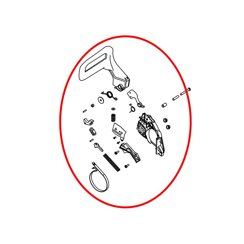 Pokrov meča  PN3800 z zavoro