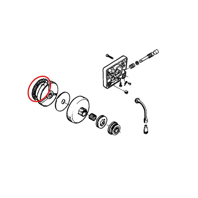 Vzmet sklopke Husqvarna 262