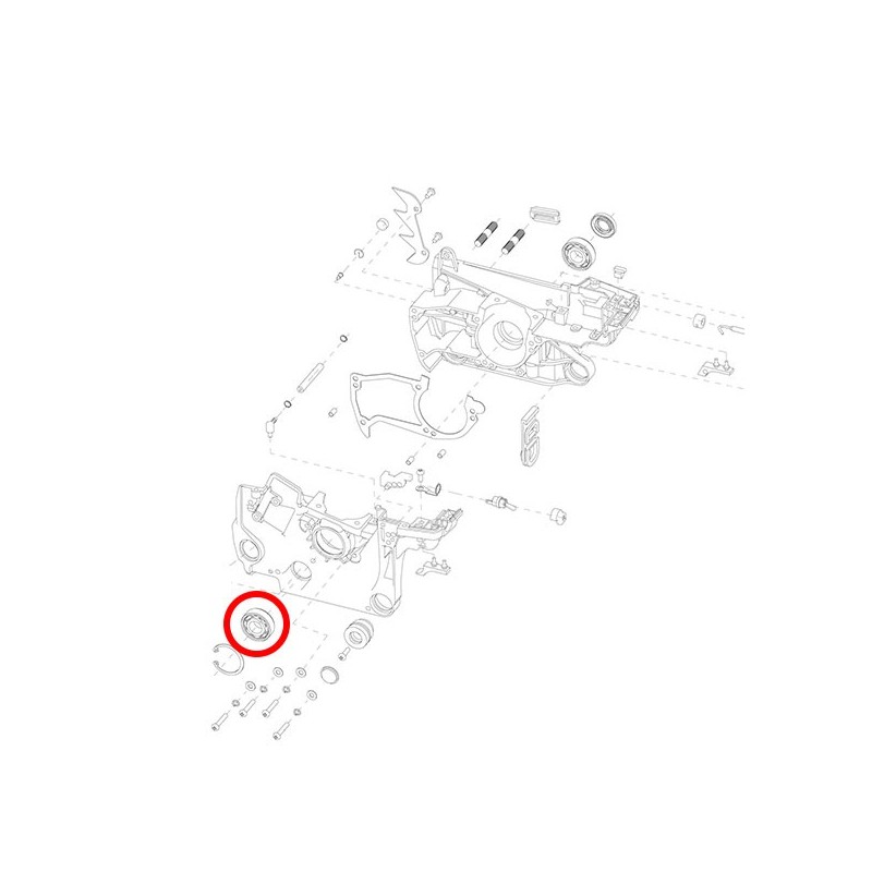 Ležaj motorne gredi PN4500.Villager 24-30 6202