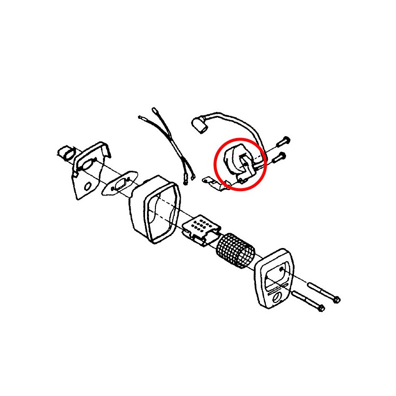 Vžigalna tuljava Partner 351 371 421 Jonsered 2137 2138