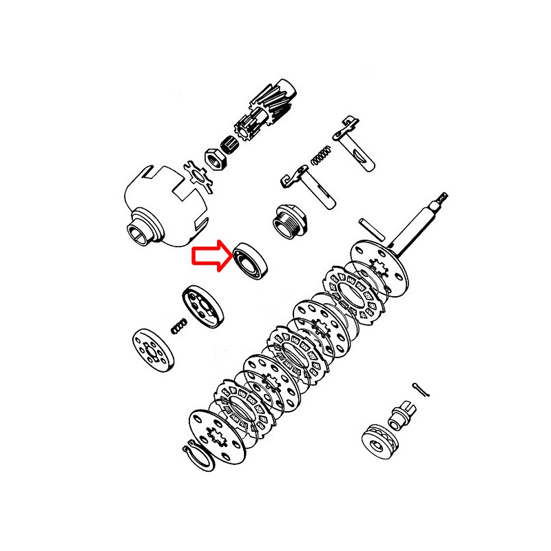 Ležaj SKF 15x35x11 6202 Tomos