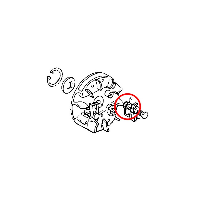 Vzmet zaskočke McCulloch 484.Titan35.40