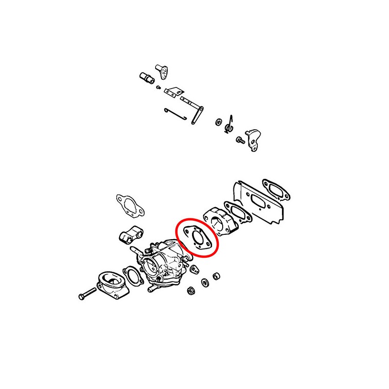 Tesnilo uplinjača Tillotson HL 16B-206 Stihl