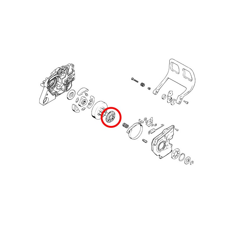 Garnitura zobnika oljne črpalke S038