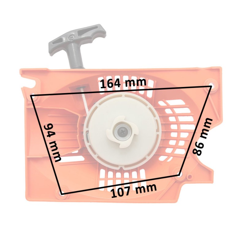 Pokrov zaganjača PN4500.5200  kpl. dvojna vzmet (lahki zagon)