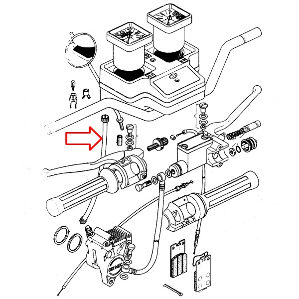 Žica km števca BT Tomos