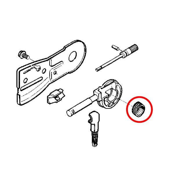 Polž oljne črpalke Husqvarna 40 45 51 55