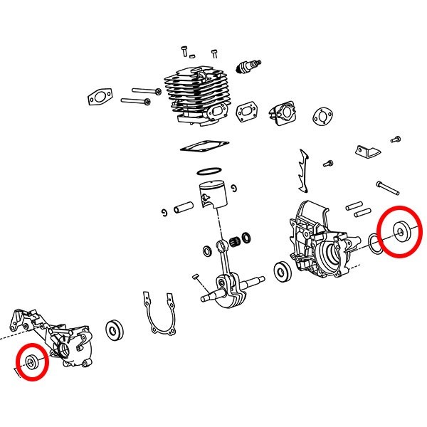 Semering motorne gredi par PN3800. Villager 16-20