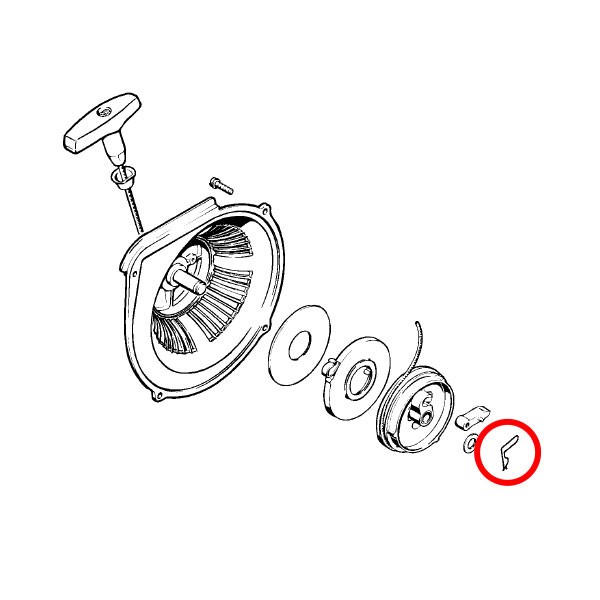 Varovalo zaskočke S070 dvokraka