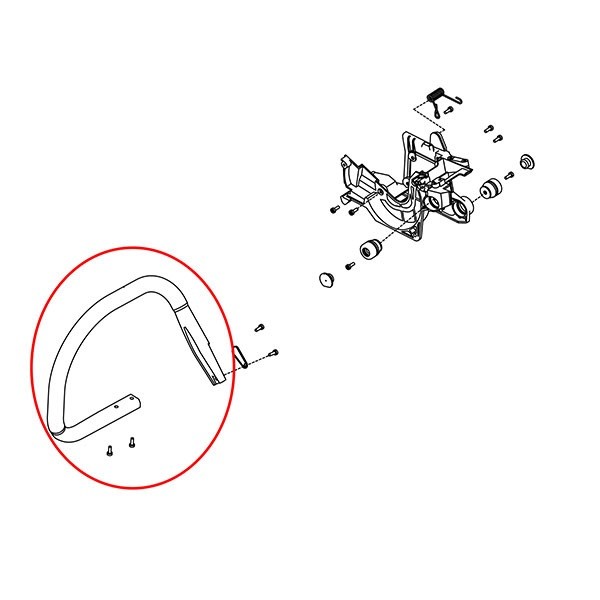 Ročaj motorne žage PN3800. Villager 16-20