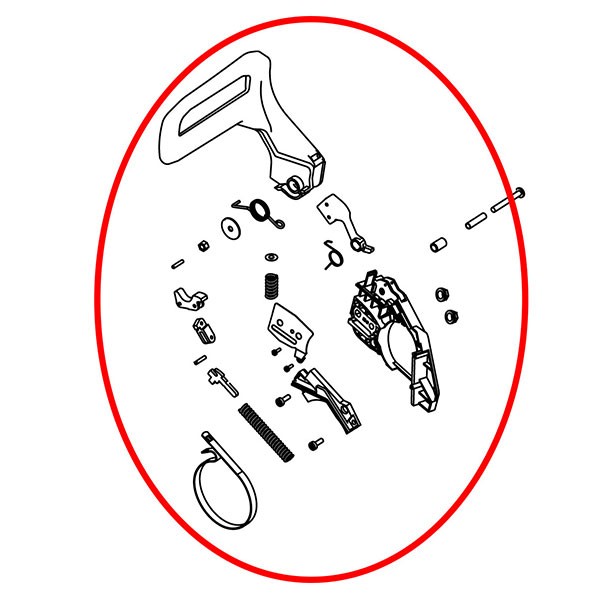 Pokrov meča  PN3800 z zavoro