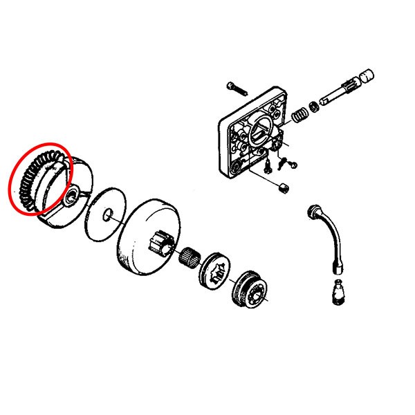 Vzmet sklopke Husqvarna 262