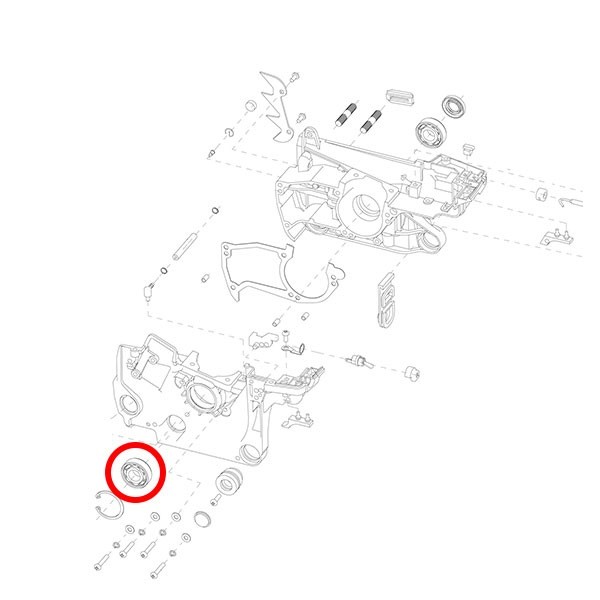 Ležaj motorne gredi PN4500.Villager 24-30 6202