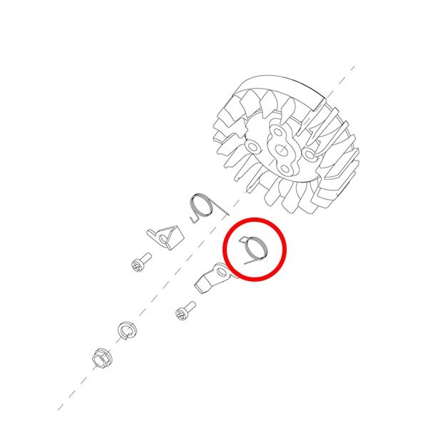 Vzmet zaskočke PN4500. Villager 24-30