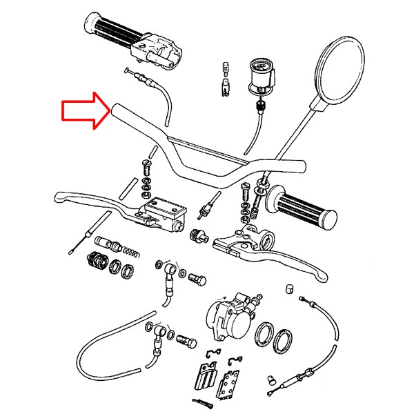 Krmilo ATX, CTX Tomos črno
