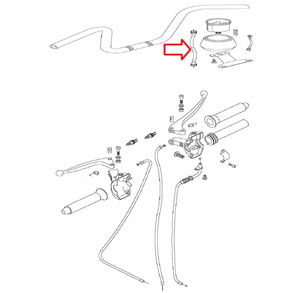 Žica km števca APN6, ALPINO Tomos