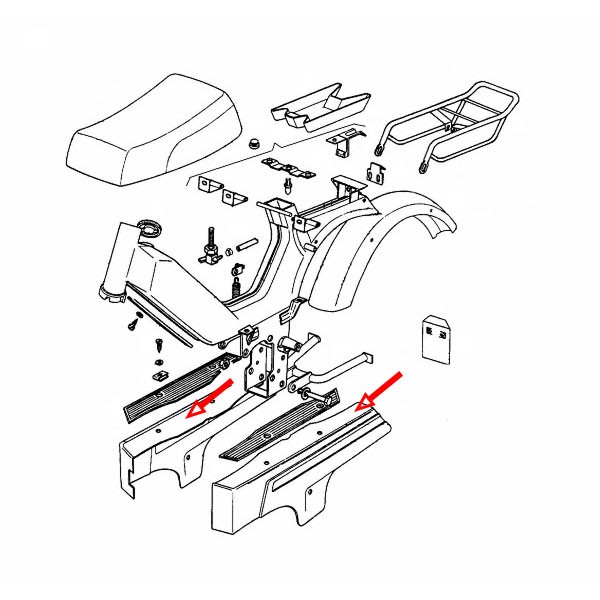 Pokrov stranski A3 za Encarwi uplinjač Tomos kopija