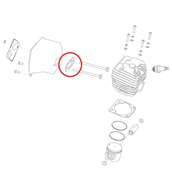 Tesnilo izpuha PN4500. Villager 24-30