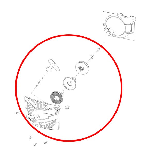 Pokrov zaganjača  PN4500.5200 kpl.