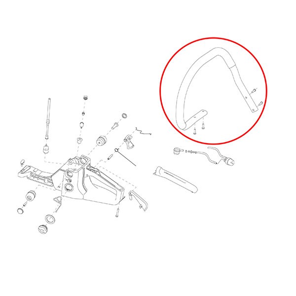 Ročaj motorne žage PN4500.5200 Villager 24-30