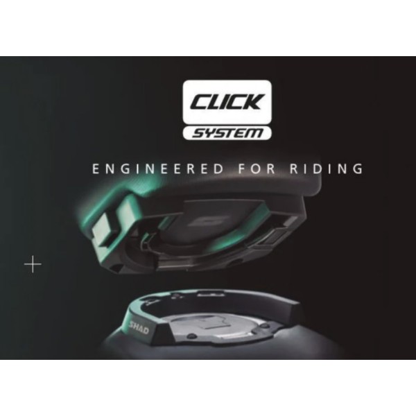 Torba za na rezervoar Shad Click System E09CL s ključavnico + kombinirano ključavnico