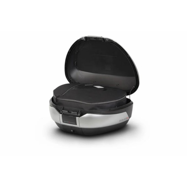 Moto kovček SHAD SH48 TITANIUM + KARBONSKA PREVLEKA + NASLON