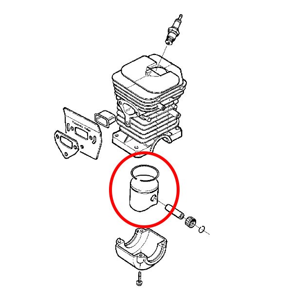 Bat Meteor Husqvarna 141 142 fi 40 mm sornik 10 mm