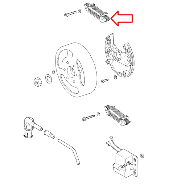 Primarno navitje 12V elektronski vžig Tomos