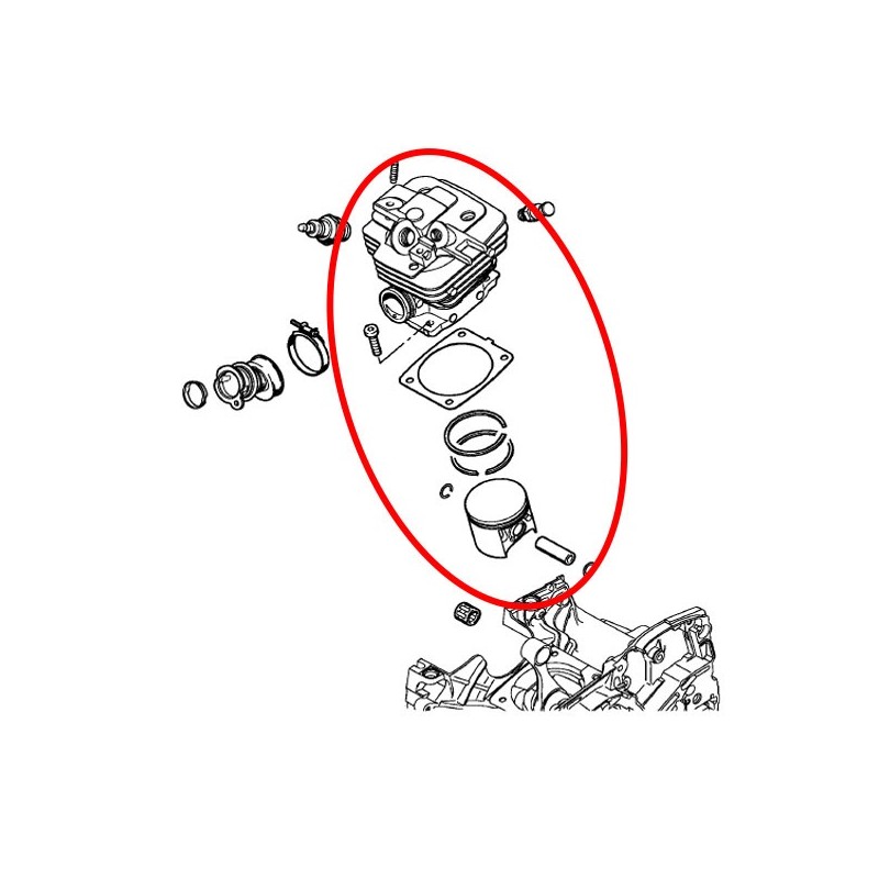 Cilinder KPL Stihl MS361 fi47 mm