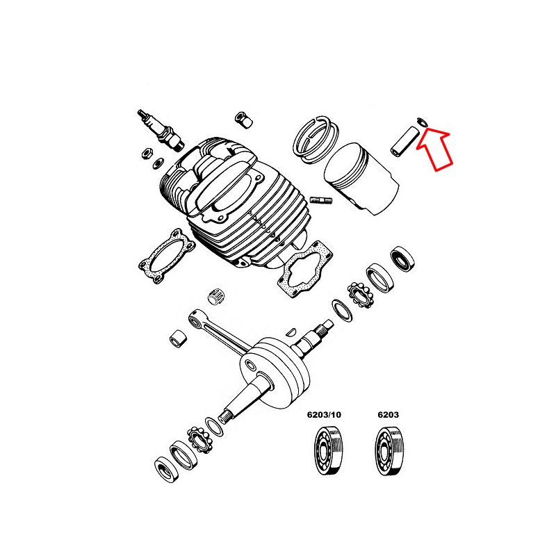 Zaklopka bata fi 10 mm vsi modeli Tomos