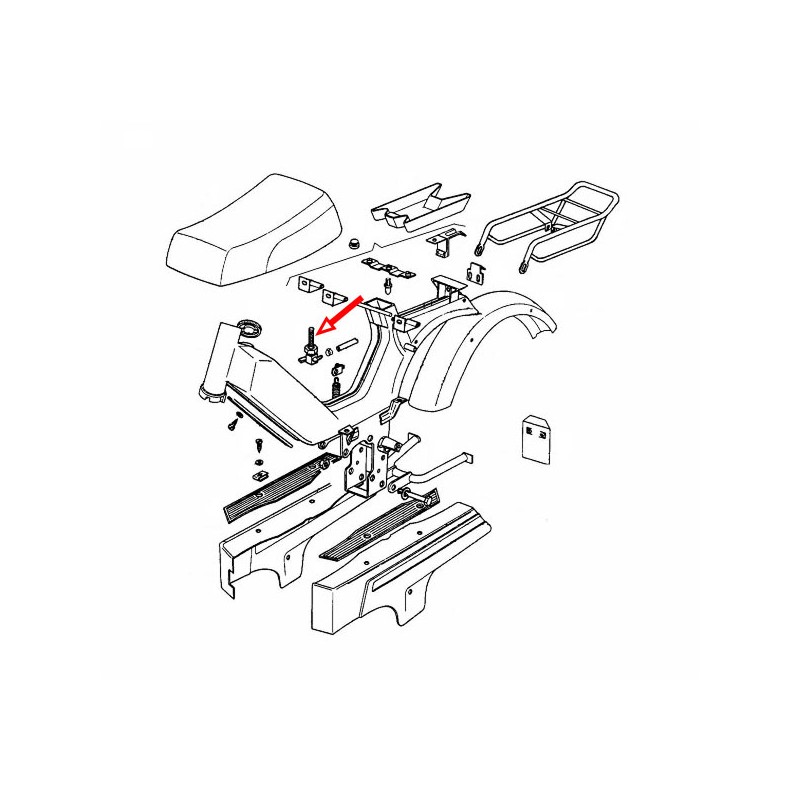 Pipica goriva A3,A35 M12x1 mm Tomos