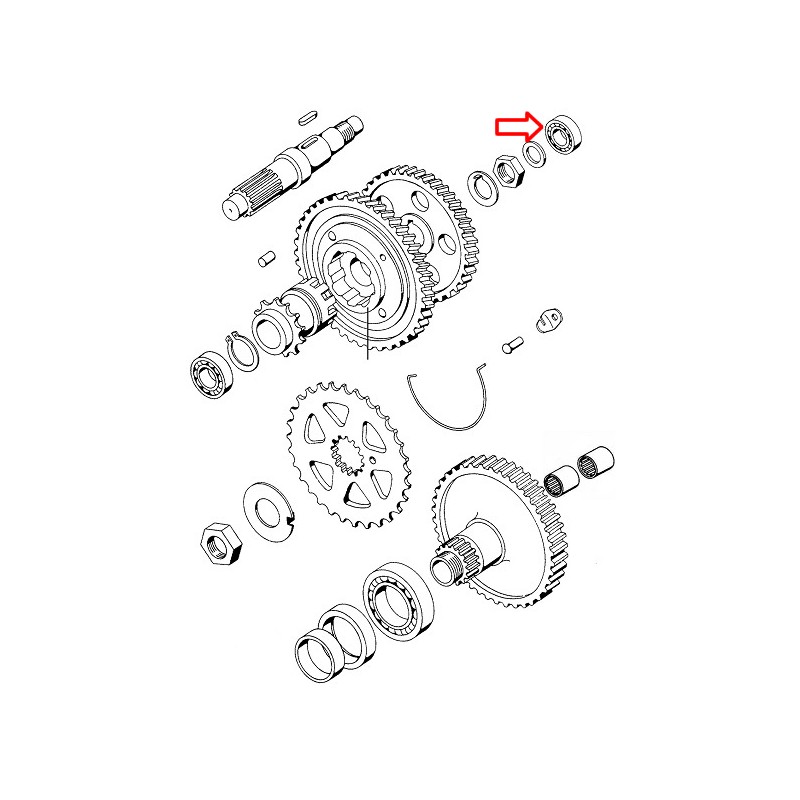 Ležaj 10x26x8 6000 SKF