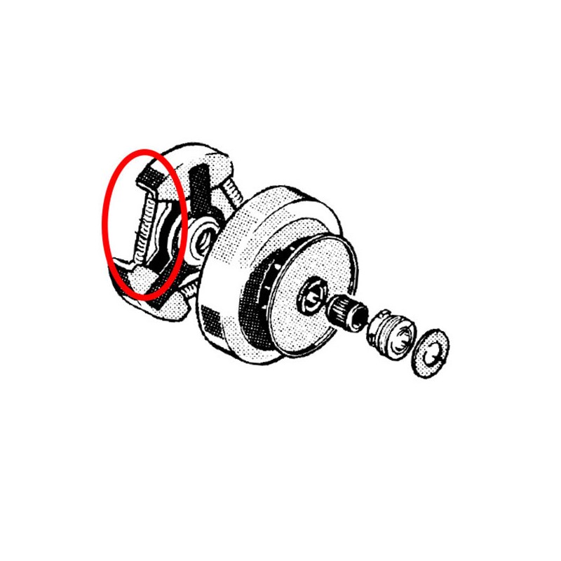 Vzmet sklopke Husqvarna 61 65 66 77 266 260 650 770
