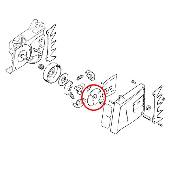 Pokrov sklopke Stihl 050 051 075