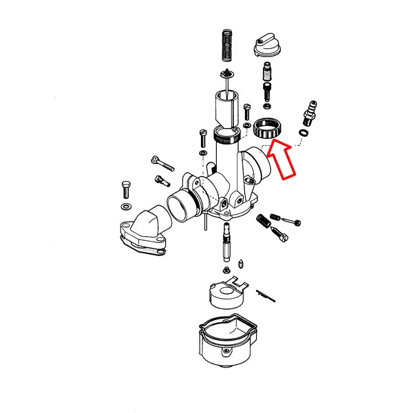 Matica pokrova uplinjača Bing BT50 E90 T15 IMT 506 506.06.532 Tomos