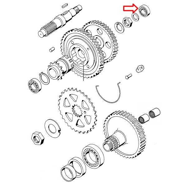 Ležaj 10x26x8 6000 SKF