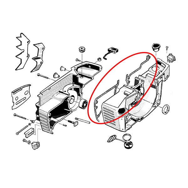 Tesnilo bloka Husqvarna 61 66 266