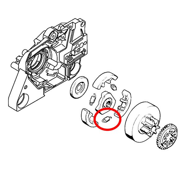 Vzmet sklopke Stihl 038 380 381